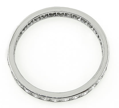 Vintage 1.50ct Diamond Eternity Wedding Band