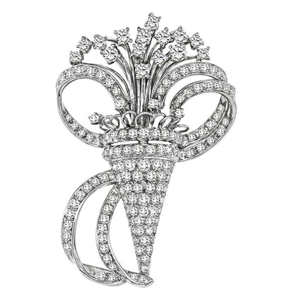 5.50ct Diamond Platinum Pin