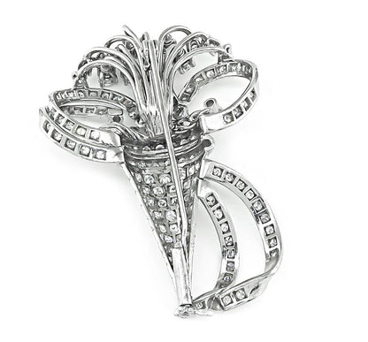 5.50ct Diamond Platinum Pin