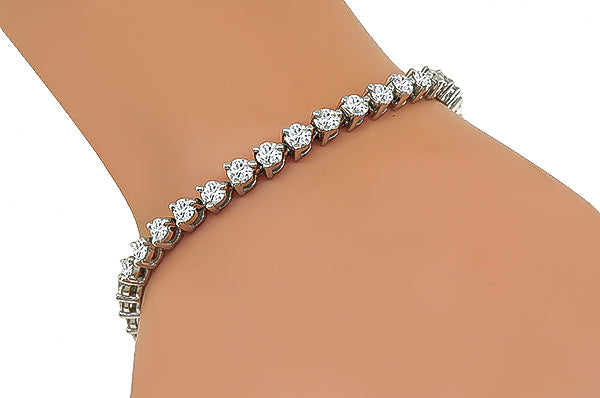 Estate 5.00ct Diamond Tennis Bracelet