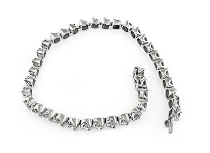 Estate 4.50ct Diamond Gold Tennis Bracelet