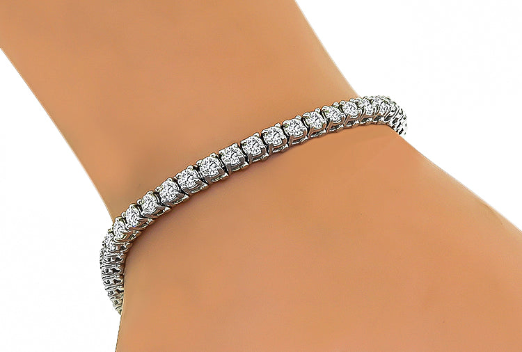 Estate 4.00ct Diamond Tennis Bracelet