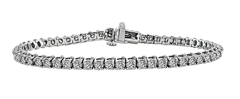Estate 4.00ct Diamond Tennis Bracelet