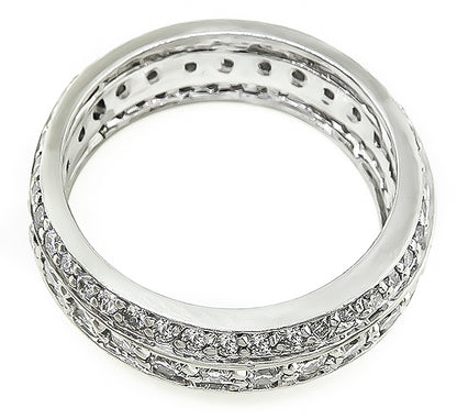 Estate 1.50ct Diamond Eternity Wedding Band