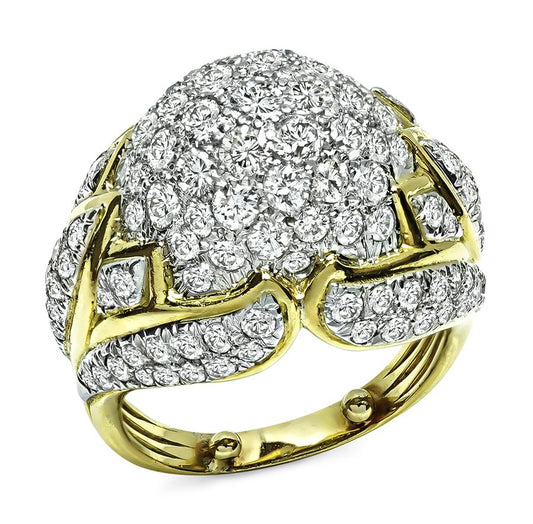 Estate 3.00ct Diamond Gold Ring