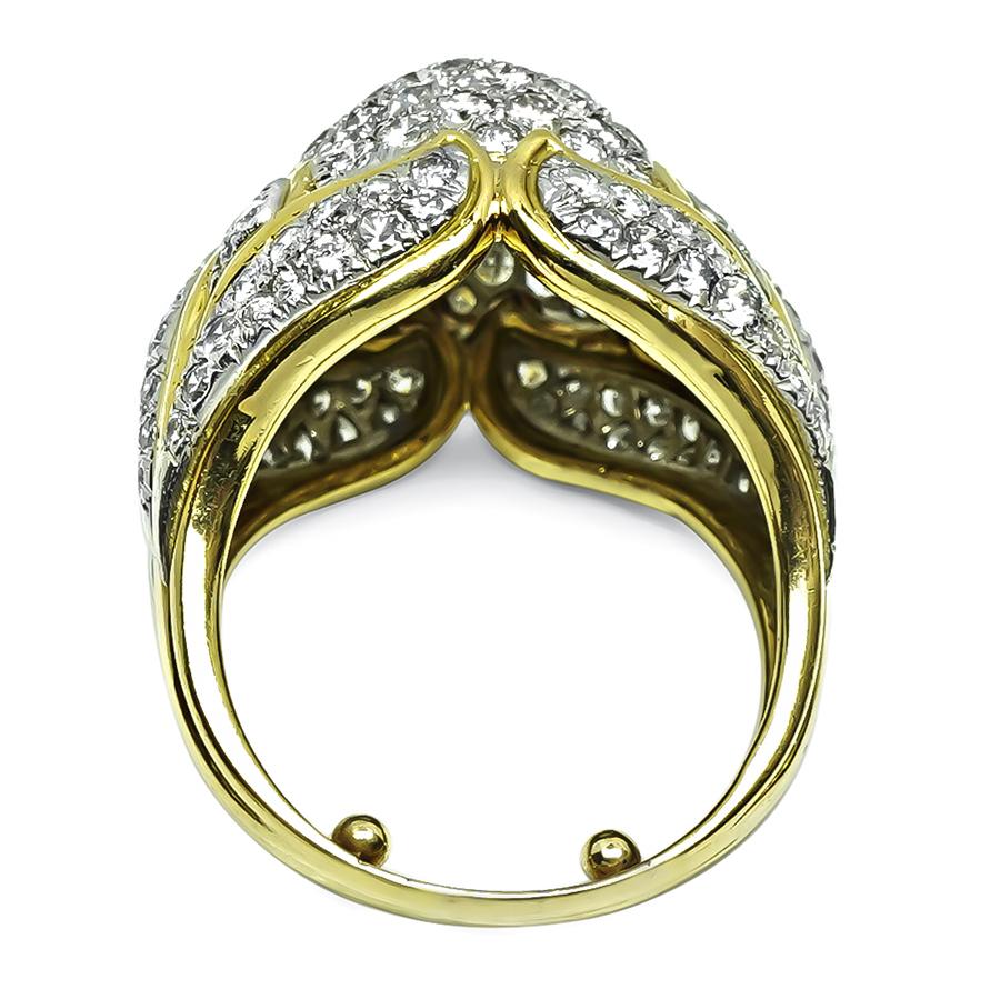 Estate 3.00ct Diamond Gold Ring