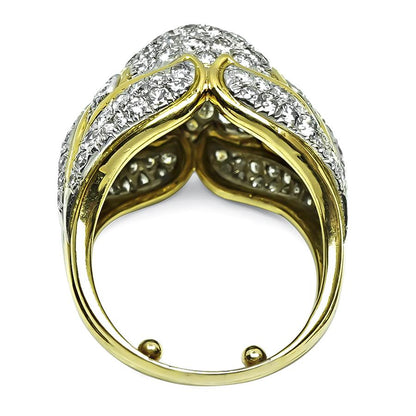 Estate 3.00ct Diamond Gold Ring