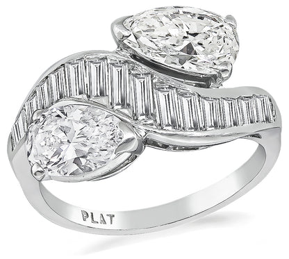 Estate GIA Certified 0.65ct and 0.78ct Diamond Ring