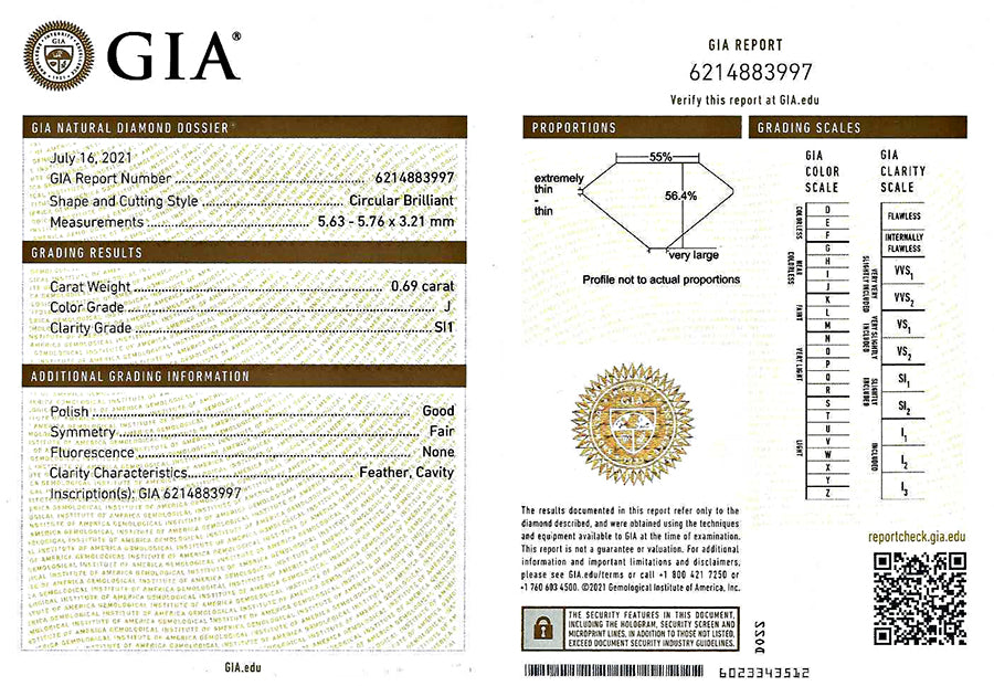 Estate GIA Certified 0.69ct Diamond Ruby Halo Engagement Ring