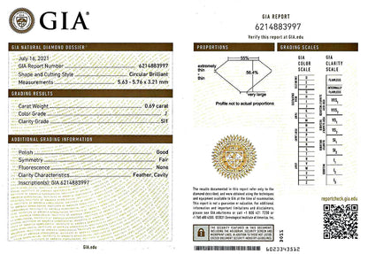 Estate GIA Certified 0.69ct Diamond Ruby Halo Engagement Ring