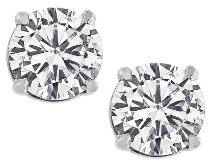 GIA Certified 1.41cttw Diamond Stud Earrings
