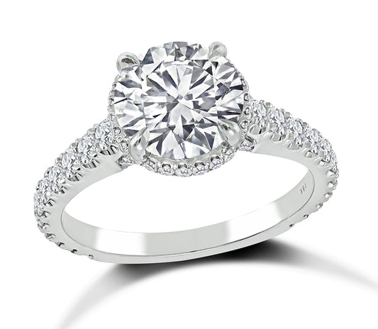 Estate GIA Certified 1.51ct Diamond Engagement Ring