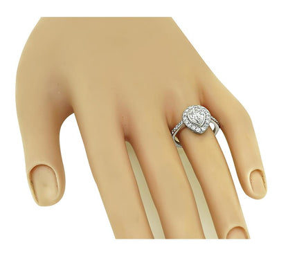 Estate GIA Certified 1.29ct Diamond Engagement Ring