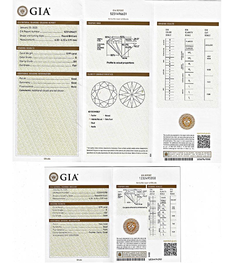 GIA 1.98cttw Center Diamond 7.00ct Side Diamond Gold Day and Night Earrings