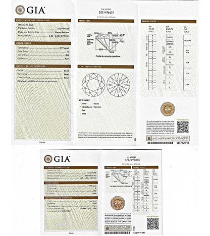 GIA 1.98cttw Center Diamond 7.00ct Side Diamond Gold Day and Night Earrings