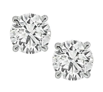 GIA Certified 1.92cttw Diamond Stud Earrings