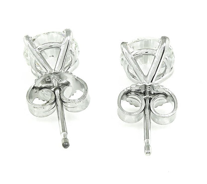 GIA Certified 1.92cttw Diamond Stud Earrings