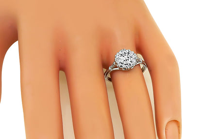 Estate GIA Certified 2.34ct Diamond Engagement Ring