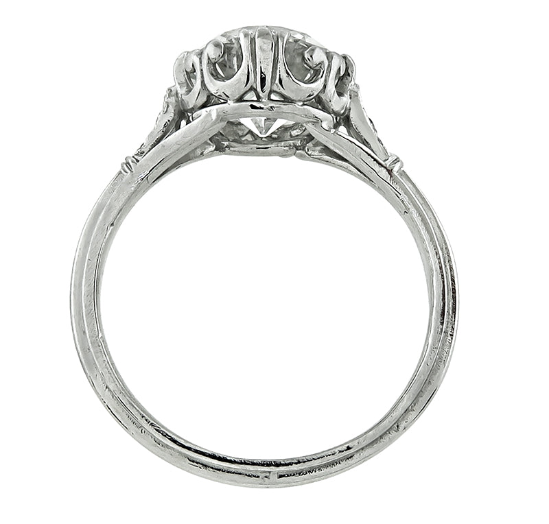 Estate GIA Certified 2.34ct Diamond Engagement Ring