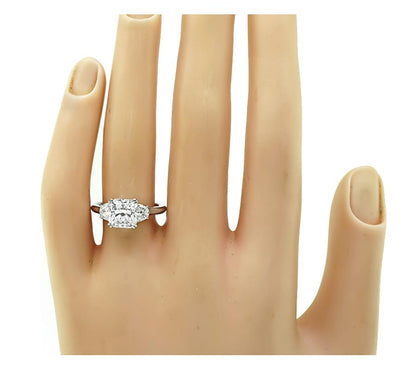 GIA Certified 2.01ct Diamond Engagement Ring