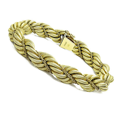 Estate Gold Rope Bracelet