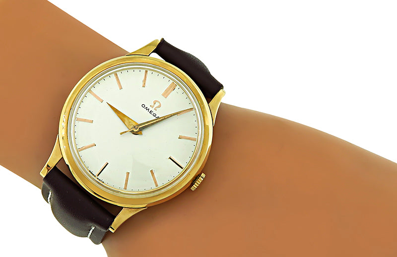 1940s Pink Gold Omega Watch