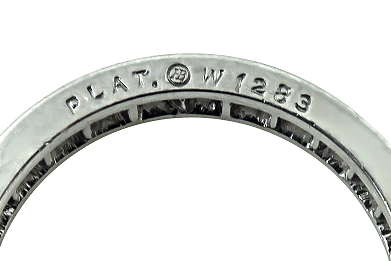 Estate Oscar Heyman Hammerman Brothers 1.00ct Diamond Eternity Wedding Band