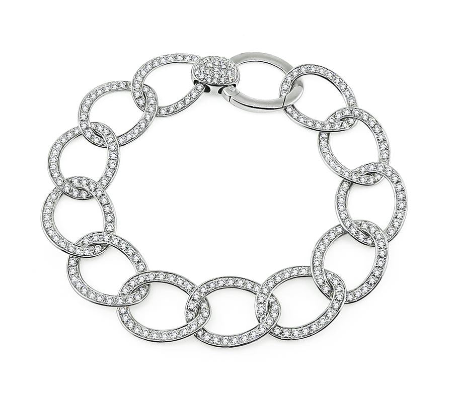 Estate Pomellato 6.00ct Diamond Brera Bracelet