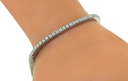 Estate 3.25ct Diamond Tennis Bracelet
