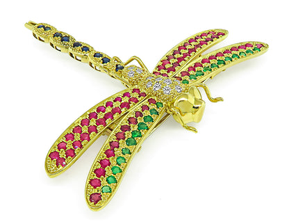 Estate 0.91ct Diamond 6.58ct Ruby 1.53ct Emerald 1.77ct Sapphire