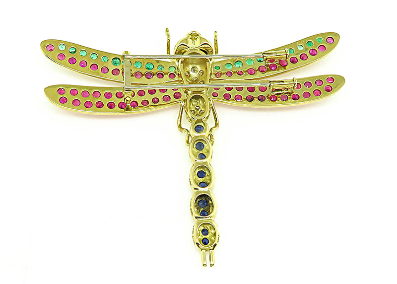 Estate 0.91ct Diamond 6.58ct Ruby 1.53ct Emerald 1.77ct Sapphire