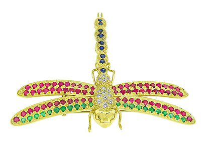 Estate 0.91ct Diamond 6.58ct Ruby 1.53ct Emerald 1.77ct Sapphire