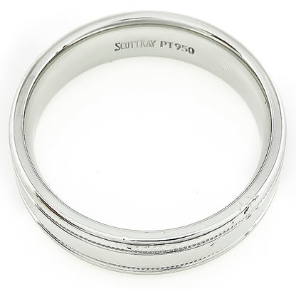 Estate Scott Kay Platinum Wedding Band