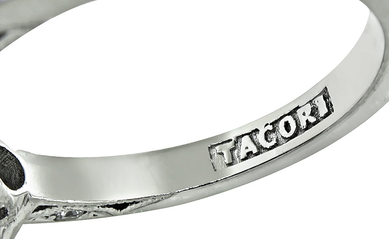 Estate Tacori 2.14ct Ceylon Sapphire Diamond Engagement Ring