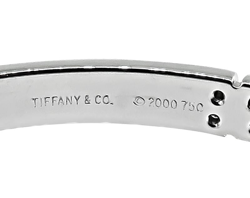 Estate Tiffany & Co Diamond Gold Bangle