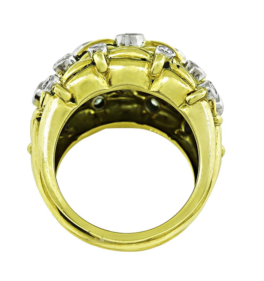 Tiffany & Co 2.50ct Diamond Gold Ring