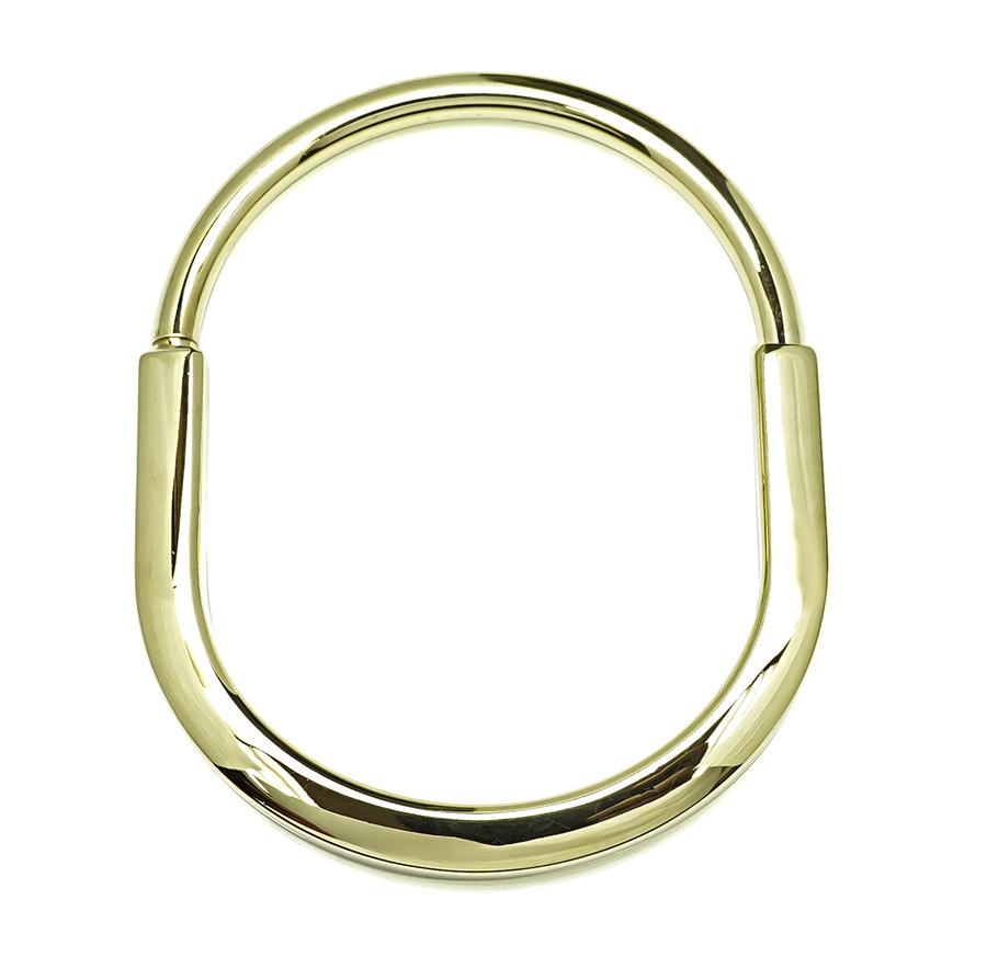 Estate Tiffany & Co Gold Lock Bangle