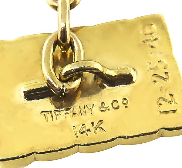 Estate Tiffany & Co Gold Cufflinks