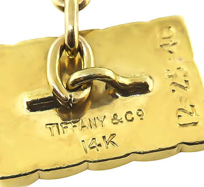 Estate Tiffany & Co Gold Cufflinks