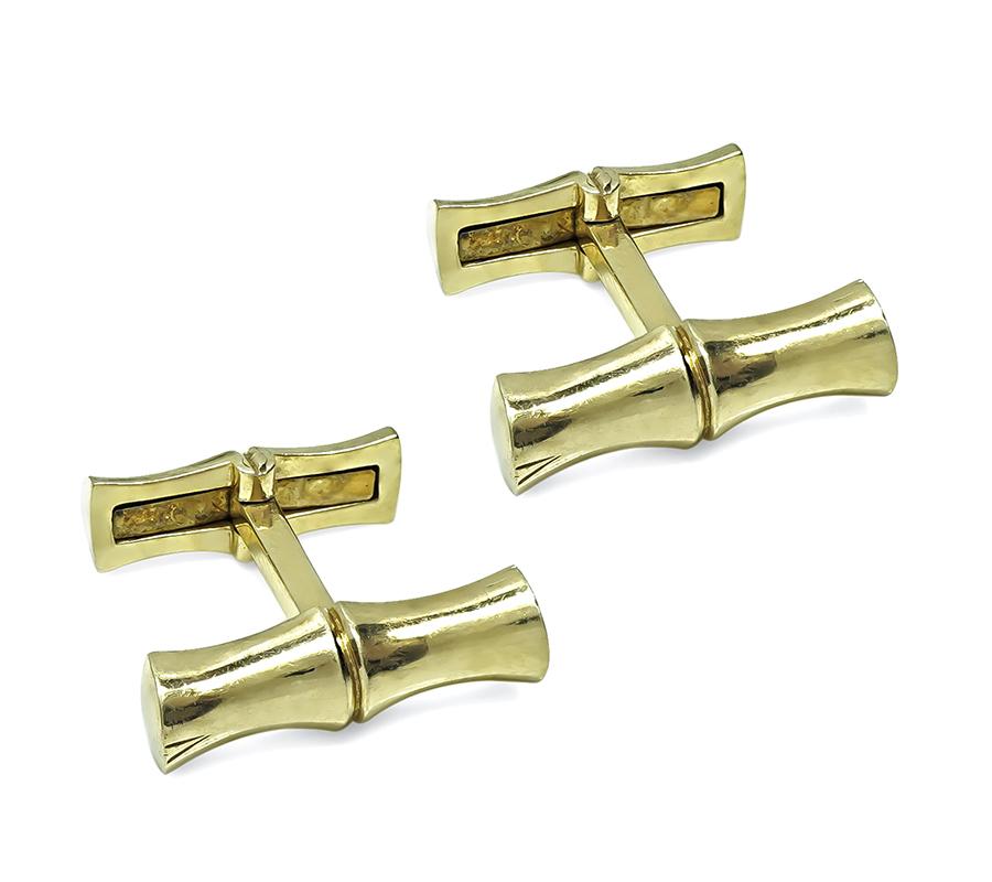Estate Tiffany & Co Gold Cufflinks