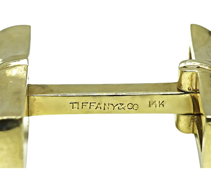 Estate Tiffany & Co Gold Cufflinks