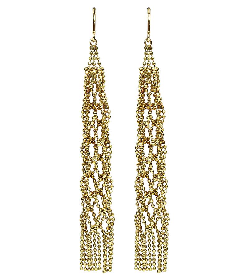Estate Tiffany & Co Gold Drop Earrings