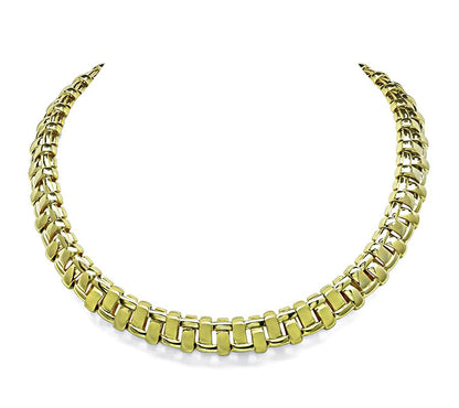 Estate Tiffany & Co Gold Choker Necklace