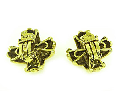 Tiffany & Co Gold X Earrings