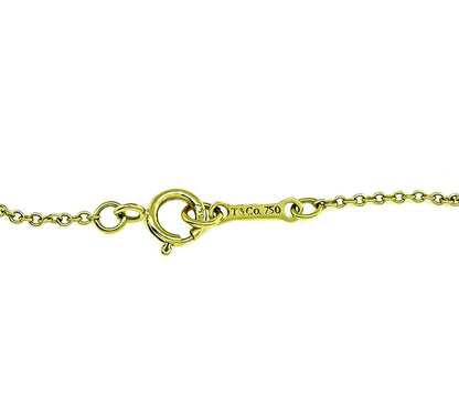 Estate Tiffany & Co Paloma Picasso 18k Gold Marrakech Pendant Necklace