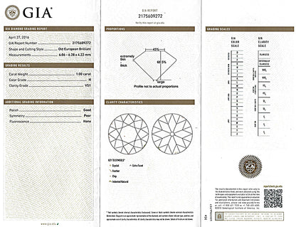 Vintage GIA Certified 1.00ct Diamond Onyx Engagement Ring