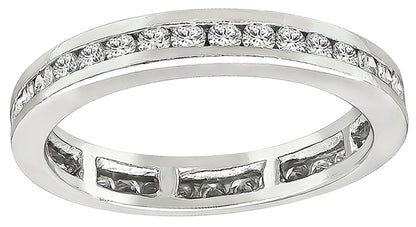 Estate 0.85ct Diamond Eternity Wedding Band