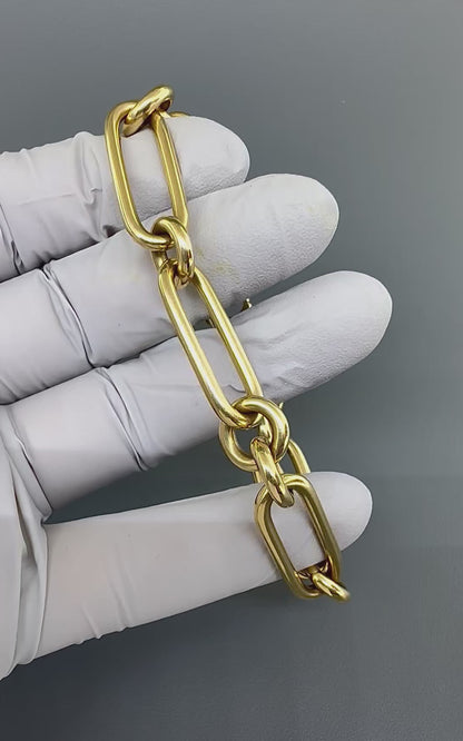Estate Roberto Coin 18k Yellow Gold Chain Bracelet