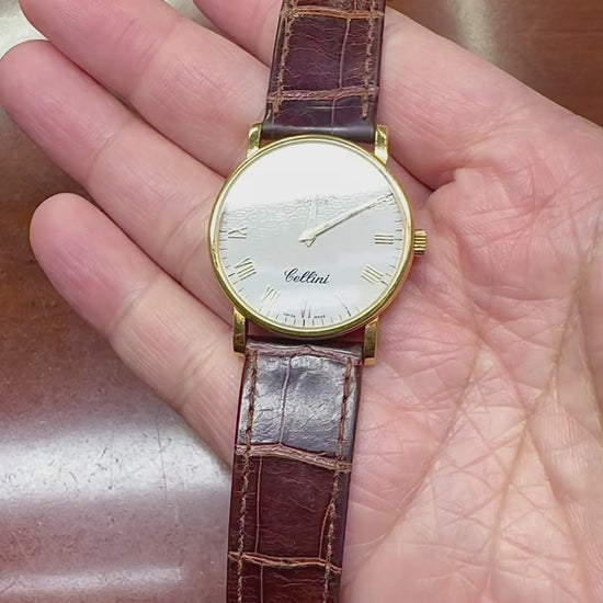 Estate Rolex Cellini 18k Yellow Gold Watch