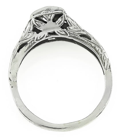 Vintage 0.36ct Diamond Engagement Ring